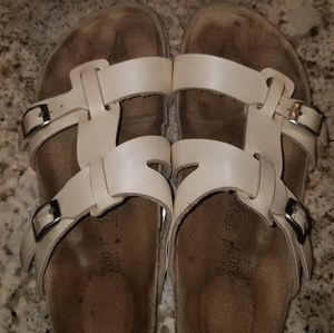 Birkenstocks women's white size 38
